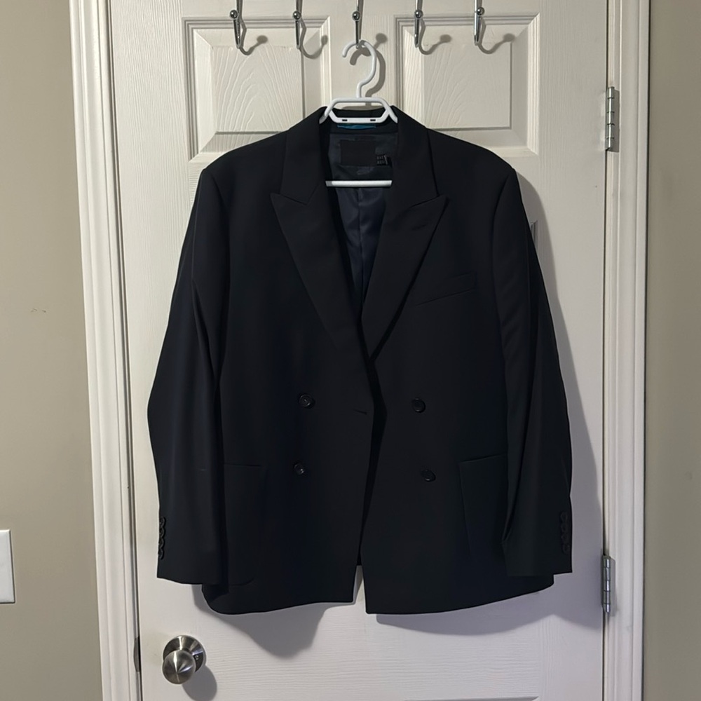 Asos Relaxed Blazer in Navy